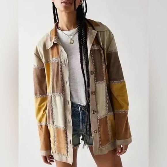 Free People NWT Die Crochet Chore Jacket - Boho Beauty with Tags Attached - Picture 5 of 9